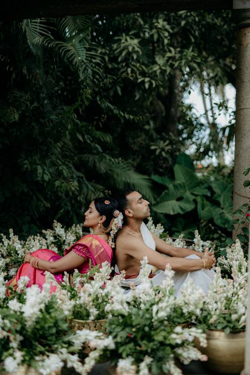 A moment from the Amrita & Karthik wedding