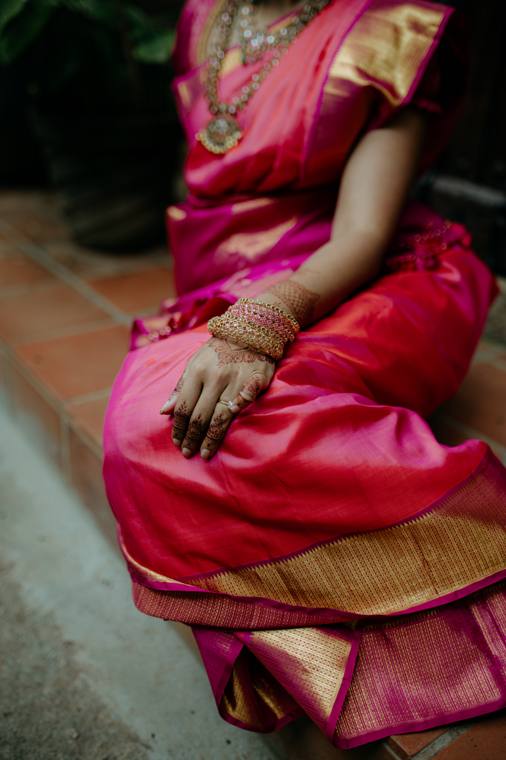 A moment from the Amrita & Karthik wedding