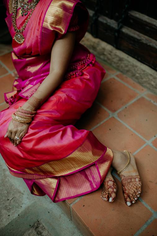 A moment from the Amrita & Karthik wedding