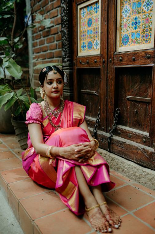 A moment from the Amrita & Karthik wedding