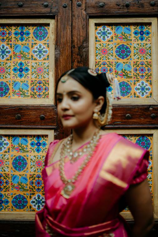 A moment from the Amrita & Karthik wedding