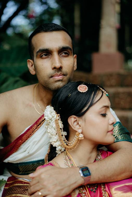 A moment from the Amrita & Karthik wedding