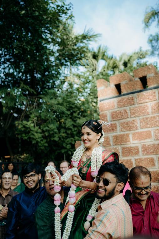 A moment from the Amrita & Karthik wedding
