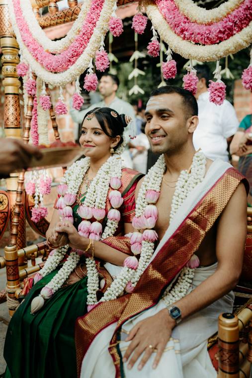 A moment from the Amrita & Karthik wedding