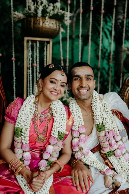A moment from the Amrita & Karthik wedding