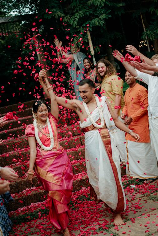 A moment from the Amrita & Karthik wedding
