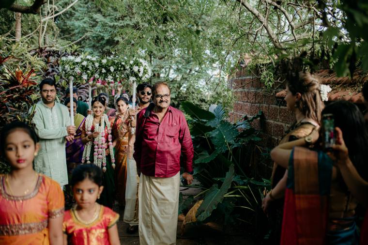 A moment from the Amrita & Karthik wedding