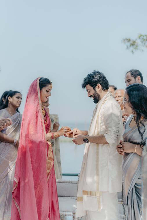 A moment from the Hemin & Mounica wedding