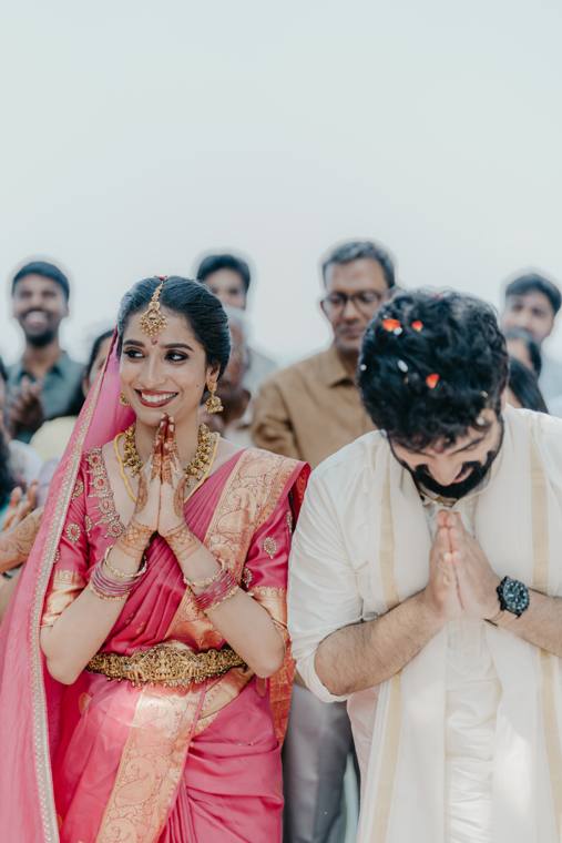 A moment from the Hemin & Mounica wedding