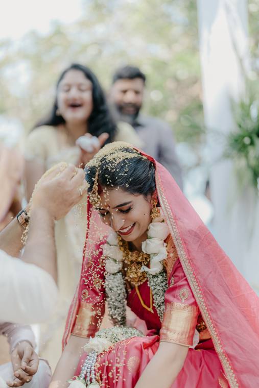 A moment from the Hemin & Mounica wedding