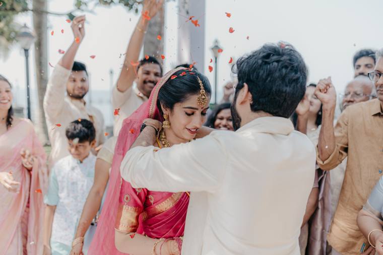 A moment from the Hemin & Mounica wedding