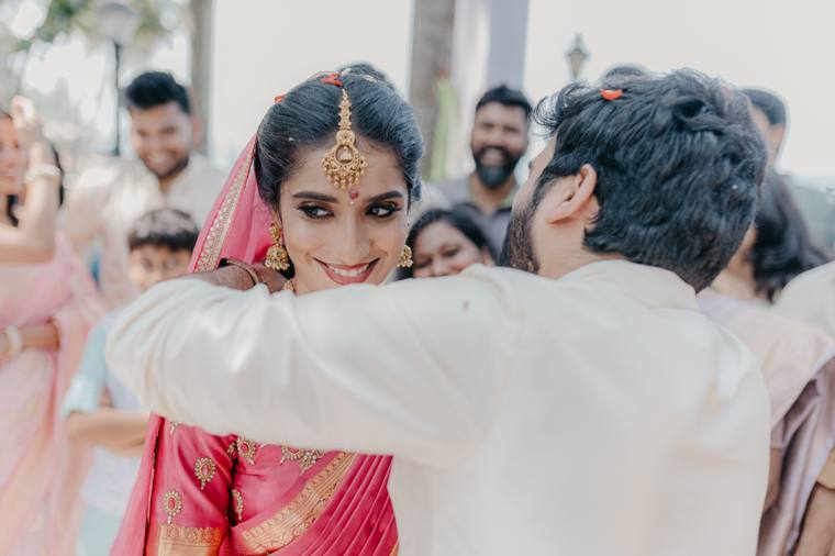 A moment from the Hemin & Mounica wedding