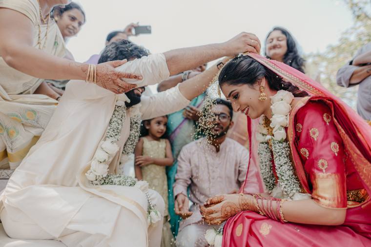 A moment from the Hemin & Mounica wedding