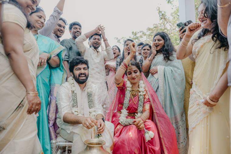A moment from the Hemin & Mounica wedding