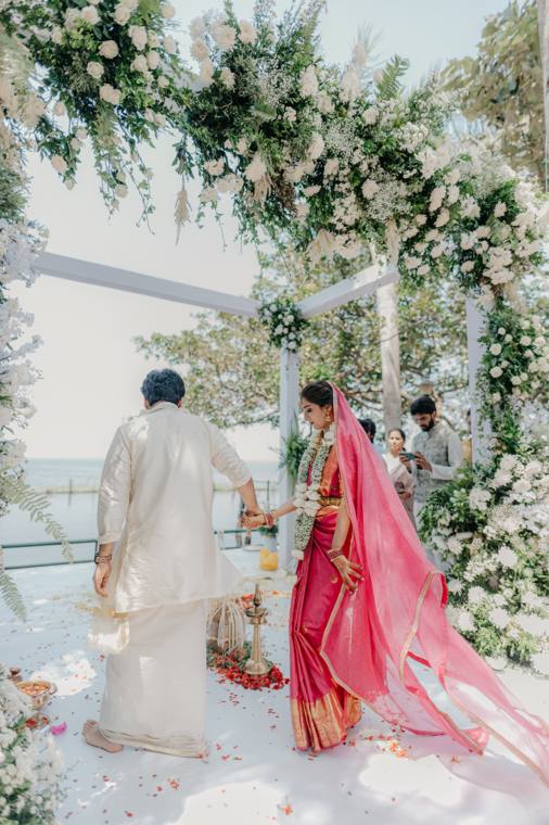 A moment from the Hemin & Mounica wedding