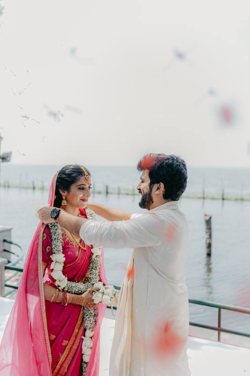 A moment from the Hemin & Mounica wedding