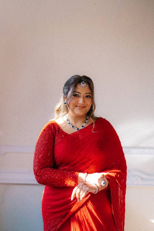 A moment from the Malvi & Chandrakant wedding