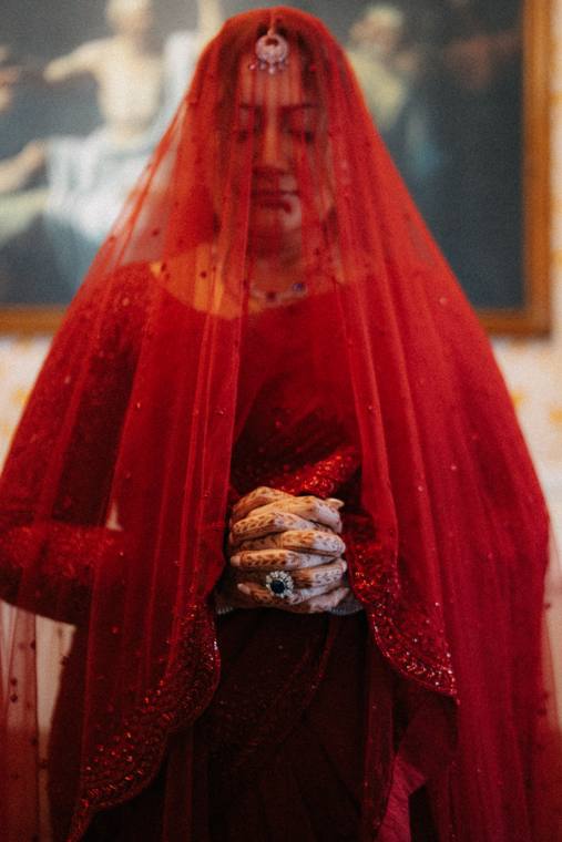 A moment from the Malvi & Chandrakant wedding