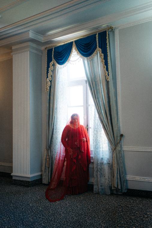 A moment from the Malvi & Chandrakant wedding