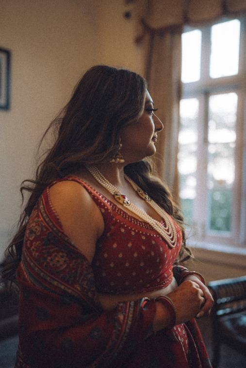 A moment from the Malvi & Chandrakant wedding