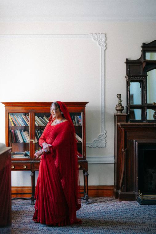 A moment from the Malvi & Chandrakant wedding