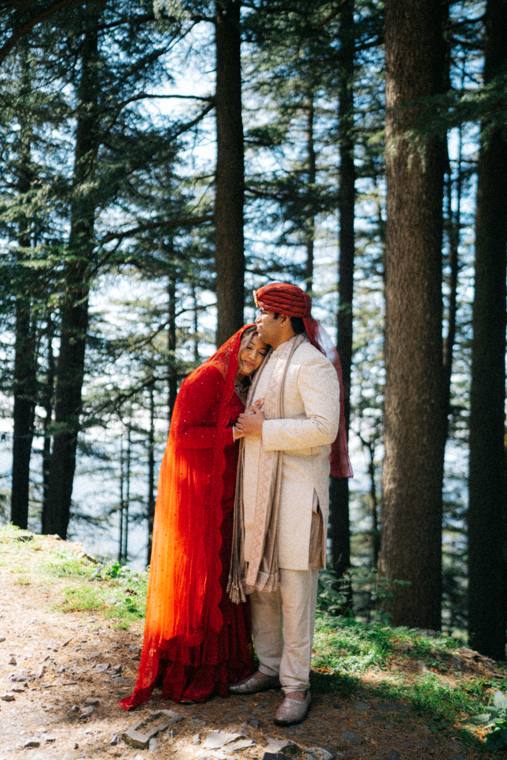 A moment from the Malvi & Chandrakant wedding
