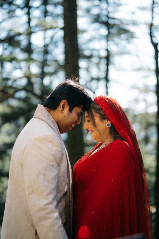 A moment from the Malvi & Chandrakant wedding
