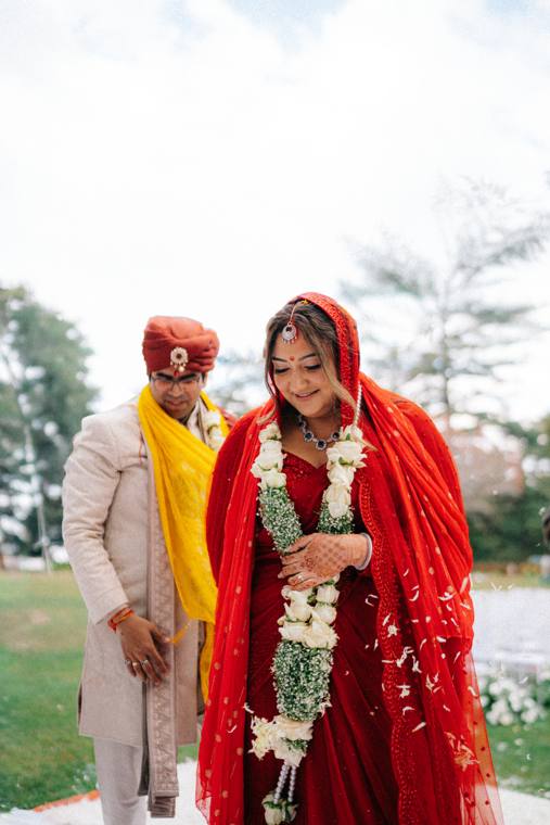 A moment from the Malvi & Chandrakant wedding