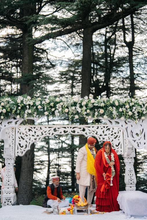 A moment from the Malvi & Chandrakant wedding