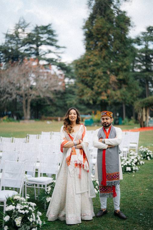 A moment from the Malvi & Chandrakant wedding