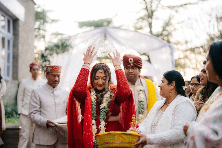 A moment from the Malvi & Chandrakant wedding