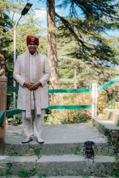 A moment from the Malvi & Chandrakant wedding