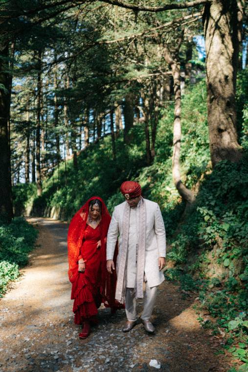 A moment from the Malvi & Chandrakant wedding