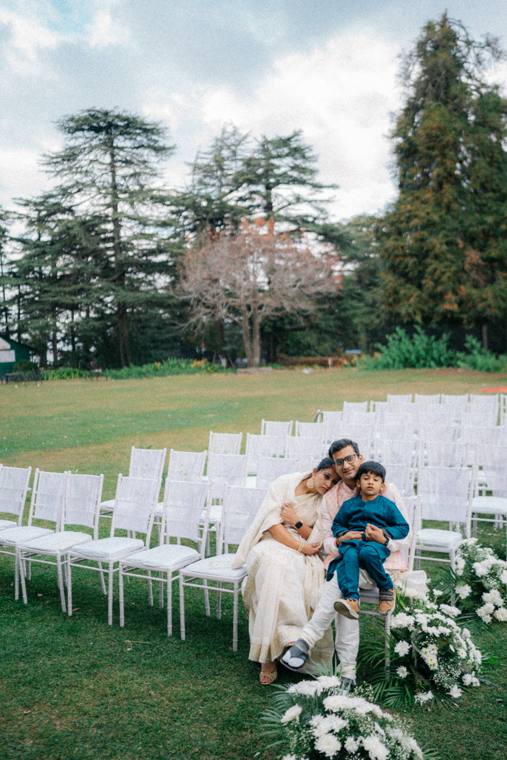 A moment from the Malvi & Chandrakant wedding