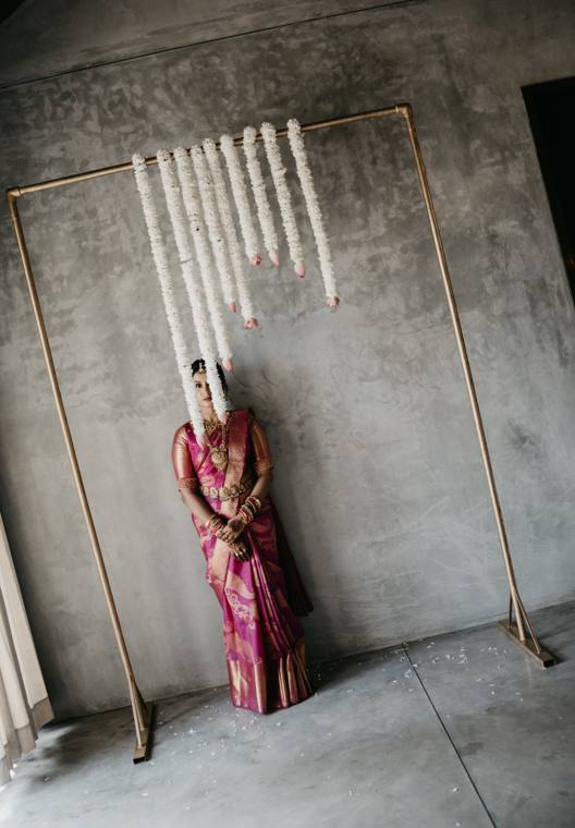 A moment from the Nikhil & Harshitha wedding