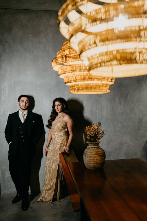A moment from the Nikhil & Harshitha wedding