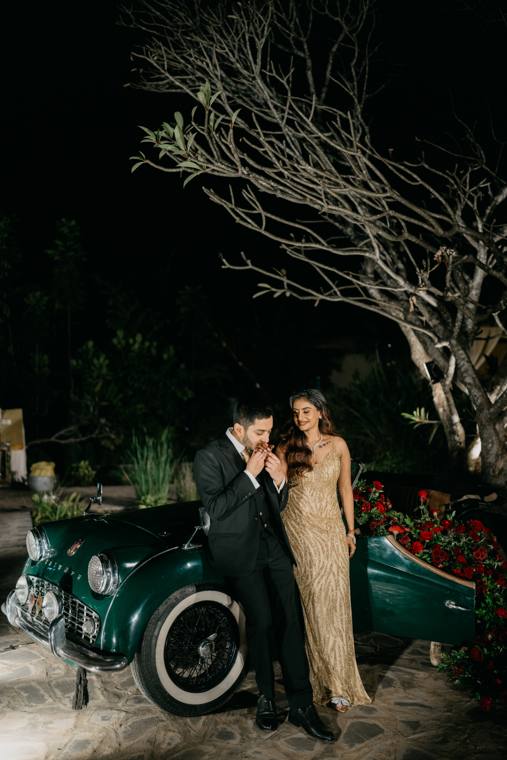 A moment from the Nikhil & Harshitha wedding