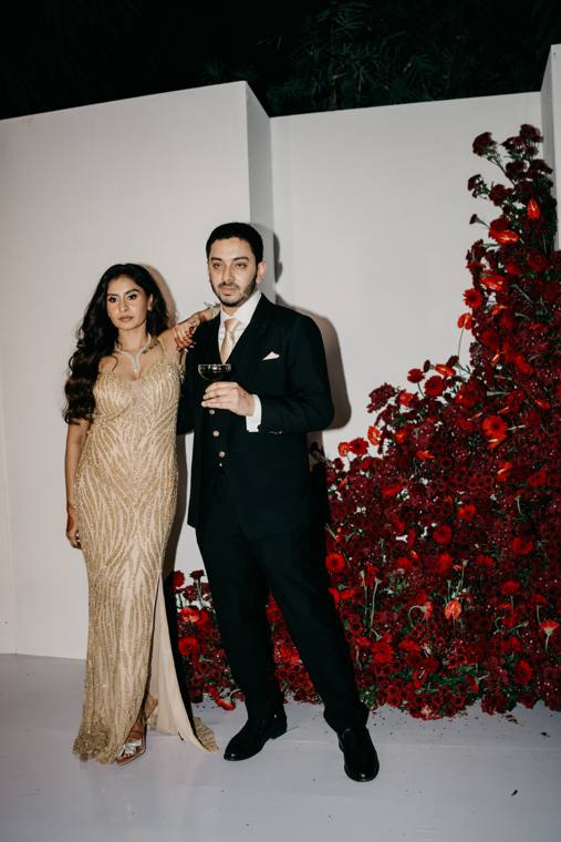 A moment from the Nikhil & Harshitha wedding