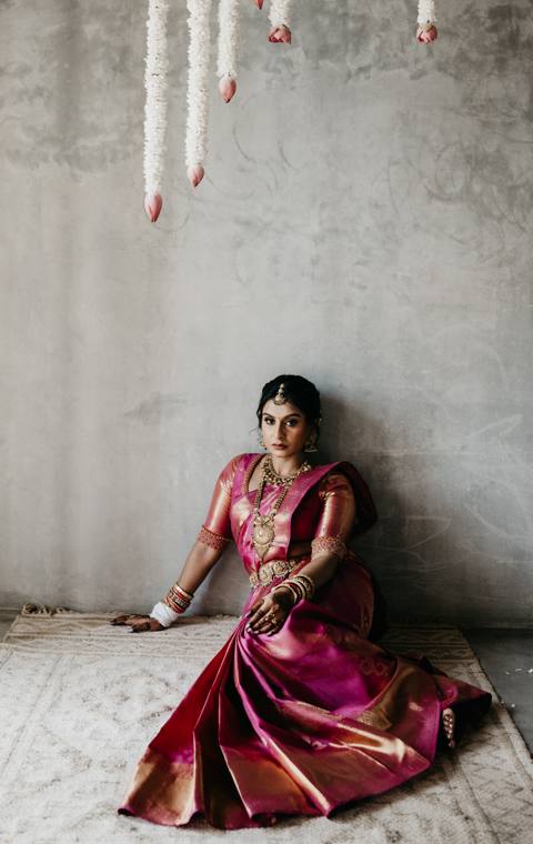A moment from the Nikhil & Harshitha wedding