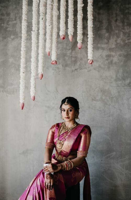 A moment from the Nikhil & Harshitha wedding