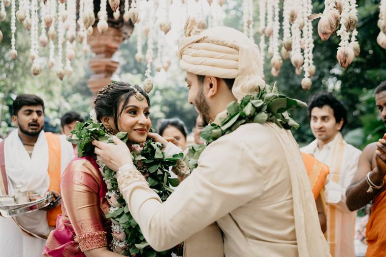 A moment from the Nikhil & Harshitha wedding