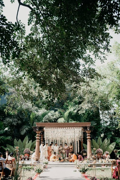 A moment from the Nikhil & Harshitha wedding