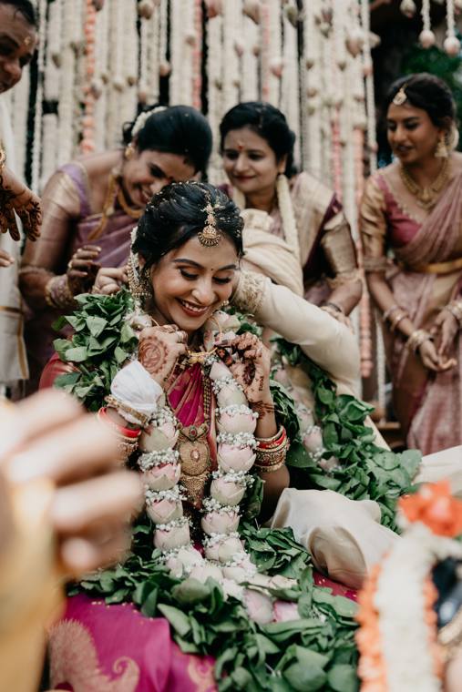 A moment from the Nikhil & Harshitha wedding