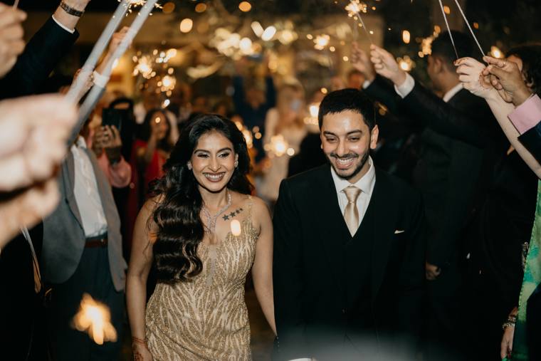 A moment from the Nikhil & Harshitha wedding