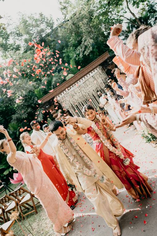 A moment from the Nikhil & Harshitha wedding