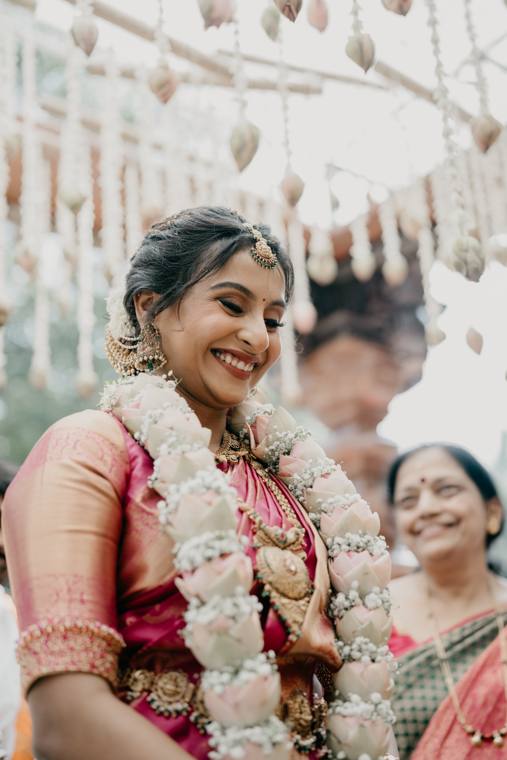 A moment from the Nikhil & Harshitha wedding
