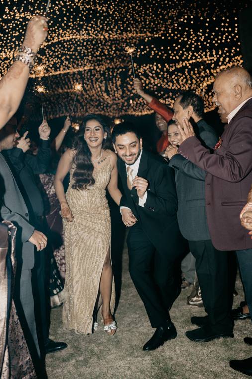 A moment from the Nikhil & Harshitha wedding