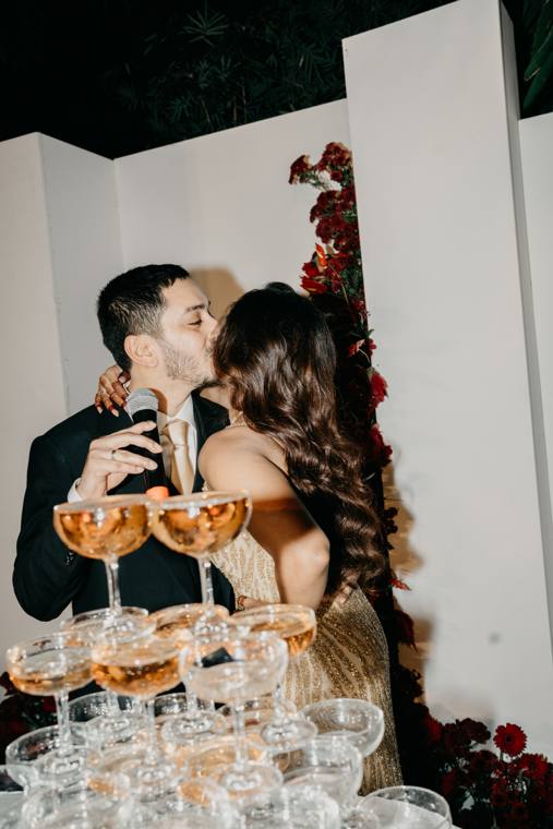 A moment from the Nikhil & Harshitha wedding