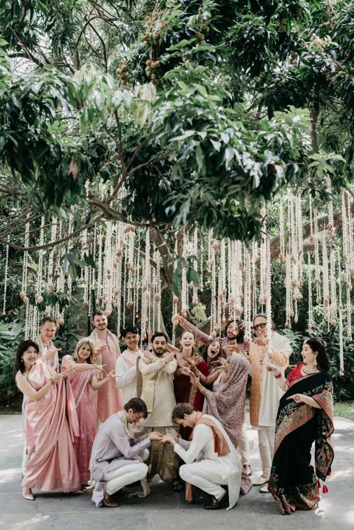 A moment from the Nikhil & Harshitha wedding