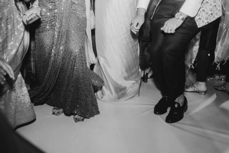 A moment from the Revathi & Bharat wedding